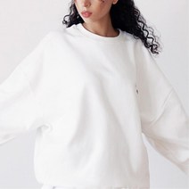 여자 기본 무지 면 기모 맨투맨 6컬러 어머니옷 중학생 여성티 나들이 커플