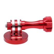 CNC 알루미늄 엄지 나사 삼각대 마운트 어댑터 Gopro 영웅 10 8 7 6 5 4 세션 Sj4000 Sj5000 Sj7000 Xiaomi 이순신 액션 카메라, 빨간색