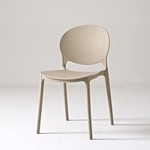 의자 식탁 주방 모던 가정용 플라스틱 의자 심플하고 창의적인 성인 테이블 스툴 네트 레드 게으른 안, 04 4pcs khaki