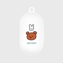 기타 바보사랑[바이인터내셔널주식회사][호환용] Bear and rabbit-white(Buds jelly case), FREE