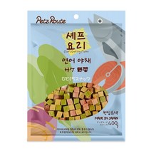 펫츠루트 셰프요리 찜쿡 반려견 간식, 1개, 연어 야채 400G