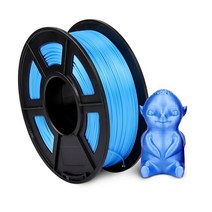 3D프린터필라멘트 SUNLU PETG ABS 실크 필라멘트 1kg 1.75mm 공차 FDM 3D 프린터 소재 고강도 100% 버블 없, 14 SILK Blue