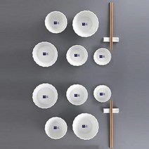 크라운 도자기 그릇세트 2인 식기세트 홈세트 14p E, 쿠팡 본상품선택, 쿠팡 본상품선택