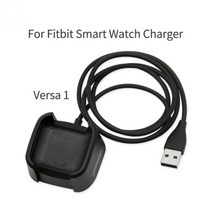 스피드 Fitbit Charge2 용 교체 가능한 USB 충전기 fitbit versa lite band 2 Smart Bracelet 충전 케이블 New, [01] For Versa 2, Versa 2의 핑크