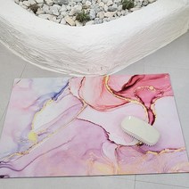 빨아쓰는 마블규조토발매트+세척솔