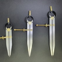 [당신의가죽] Basic 디바이더 콤파스 크리져 가죽 공예 소형 중형 대형, 중형(길이:17.5cm), 1개
