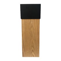 호텔 원목 사각 휴지통 우드 인테리어 카페 거실 쓰레기통, C타입 롱(21x21x65)