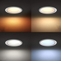 샤미즈 LED욕실등 방습 매입등 3인치 5W 다운라이트 방충 방진 주광색, 3개