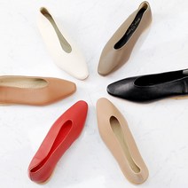 소가죽 플랫 수제화 멋스럽고 발편한 3cm 뽀삐민자 국내제작 가죽 플랫