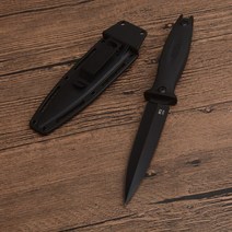 Kershaw-4007 포켓 야외 캠핑 고정 블레이드 나이프 8CR13 ABS 핸들 사냥 생존 전술 EDC 도구, [01] Black, 1개