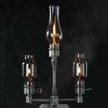 캠핑램프 가스랜턴 유리등 캠핑랜턴 무드등 렌턴 초보캠퍼 힐링캠프 갬성, BH 그레이