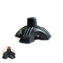 2단 지팡이 고무-G 삼발고무형 1개 지팡이 부속소모품