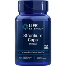 라이프 익스텐션 스트론튬 750mg 90정 Life Extension Strontium 750 mg 90 Vegetarian Capsules, 1개