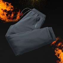 남성 방한 바지 허리 밴딩 편한 등산 겨울 기모 팬츠 구스 슬랙스 오토바이