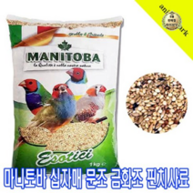 라이브잇 마니토바 핀치류 사료, 1kg, 11개, 1kg