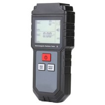 라돈측정기 방사능 측정기 ABS 방사선 디지털 선량계 가이거 카운터 전기 자기장 검정 1 V/m 109627, 해외, 블랙