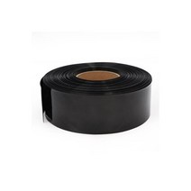 18650 리포 배터리 PVC 열 수축 튜브 팩 너비 17mm ~ 80mm 절연 필름 랩 리튬 케이스 케이블 슬리브 파란색 다양한 색상, Black_Width 45mm x 1meter
