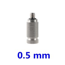 충전분무기 고압 펌프 20리터 충전 분무기 분무 노즐 실 스테인레스 스틸 온실 냉각, 0.5mm