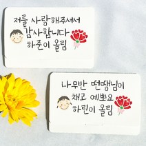 스승의날 선물 기프트카드 캐릭터 포장 스벅카드홀더, 남아