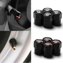 자동차 휠 타이어 에어 밸브 캡 스템 커버 Dacia Vw Audi Bmw Hyundai Mazda Nissan Ford Benz Skoda chevrolet 로고 포함, [20] for Black hyundai