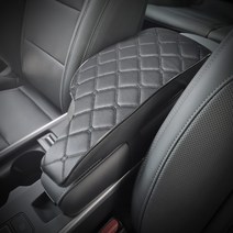 아이빌 더뉴그랜저IG 차량용 콘솔쿠션 팔걸이쿠션 자동차쿠션, 블랙+블랙엣지