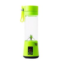 오렌지착즙기 쥬서기 착즙기추천 380ml 246 블레이드 휴대용 전기 과일 과즙 짜는기구 홈 usb 충전식 스무디 메이커 블렌더 기계 스포츠 병 juicingcup, 노란색, 4 블레이드