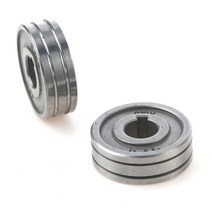 컴팩트 와이어 피더 롤러 피딩 가이드 휠 0.6mm 0.8mm 1.0mm 미그 용접기용 피팅 내구성이 뛰어난 품질, [02] V0.8-1.0, 02 V0.8-1.0