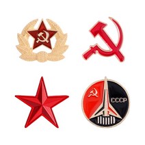 CCCP 에나멜 핀 사용자 정의 냉전 배지 소련 브로치 가방 옷깃 핀 버클 빈티지 쥬얼리 군사 팬 친구 선물