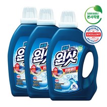 슈가버블 친환경 세탁세제 표백효과 버블원샷 버블클린, 3개, 3L