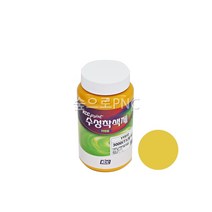 KCC정품 수성도료 조색제 수성착색제 0.1L 수성페인트 혼합가능 수성색소, 황색