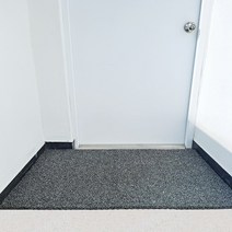 에이젯 현관 코일매트 80X60 그레이투톤, 레드투톤