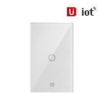 유아이오티 UIOT-SW10S /홈IOT 1구 스마트 벽스위치 / 조명등 형광등 무선원격제어 Zigbee방식