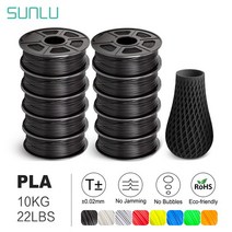 3D프린터필라멘트 PLA 10KG 3D 프린터 필라멘트 및 펜용 소재, 02 PLA BLACK 10KG