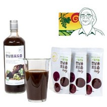 유기농포도즙 3대째 한남용 무농약 임산부포도즙, 700ml 두병
