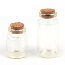 코르크유리병 소형 유리공병 코르크병 콜크 마개 병, 30x60mm