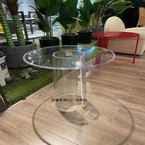 스탠딩테이블 이동식테이블 사이드테이블 침대테이블 북유럽 파티오 커피 극장 중간 세, 10.44x55cm