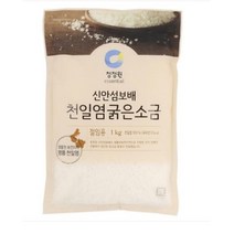 청정원 천일염 굵은소금1kg, 1개, 1kg