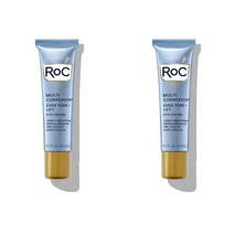 RoC Multi Correxion 5 in 1 Anti Aging Eye Cream 알오씨 아이케어 언더 아이 백 다크 서클 아이 크림 0.5 oz 14g 1팩, 2팩