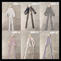 JK 보타이 브로치 셔츠 여학원풍 장식 리본 진주 기질 핀 액세서리