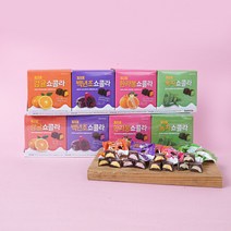 제주 감귤 쇼콜라초코 4종맛 제주도기념품 여행용선물 특산품 달달한초콜릿