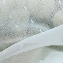 커튼 화이트 도트 창 침실 주방 스트라이프 쉬어 얇은 명주 그물 패널 거실 보일