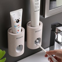 [바보사랑] 자동 치약 디스펜서 갓샵 치약짜개 걸이 꽂이 홀더, 상세 설명 참조