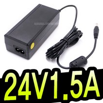 명호전자 DC 24V 아답터 1A 1.5A 2A 3A 3.5A 5A 6A 8A 9A 어댑터, MH2404_24V 1.5A 2구 분리형