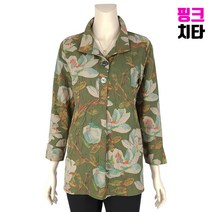 엄마옷 핑크치타 중년여성의류 할머니옷 목련 직기 차이나