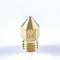 3D 프린터 3mm 황동 노즐 헤드 아답터 레터링 홀 0.4