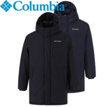 컬럼비아 논퀄팅 후드 하프패딩