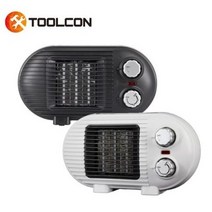 툴콘 TOOLCON 미니팬히터 온풍기 캠핑용 가정용 사무실용 TP-800D 2단 조절 기능, 화이트, 1개