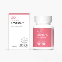 [유통기한 23.10.26까지] 피토틱스 소포리코시드, 60정, 1개