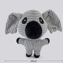 Neirny 강아지 장난감 애착인형 삑삑이 이갈이 인형 터그놀이 WJ-03, 코알라 24*18cm