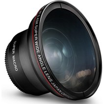 DX NIKKOR 18-55mm f/3.5-5.6G VR 및 Sony Alpha 카메라가 장착된 Nikon D3400 D3500 D5500 D5600용 55MM 0.43x A, 55MM